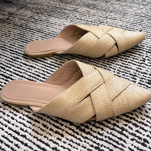 New Look Raffia Pointed Toe Mules - Picture 5 of 5